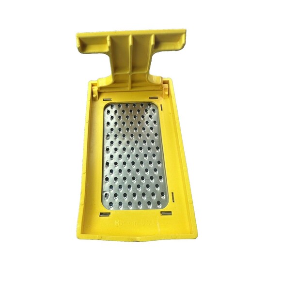 Retro Sunkist Yellow Lemon Citrus Zester Grater Stainless & Heavy Plastic 6" Vtg - Picture 6 of 7